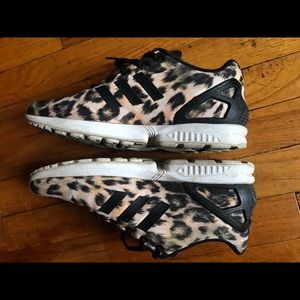 Adidas Leopard Print Sneakers! Pre-Loved